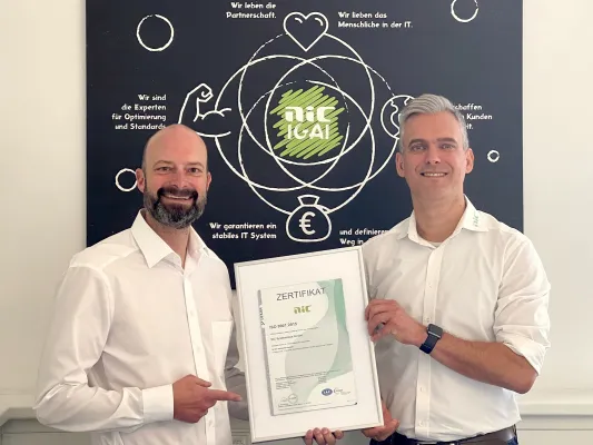 Bild: NIC Systemhaus erhält Re-Zertifizierung für ISO 9001 und 27001